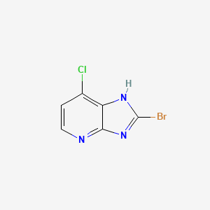 2-bromo-7-chloro-1H-imidazo[4,5-b]pyridine CAS 1401687-53-3