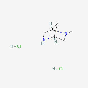 (1R,4R)-2-methyl-2,5-diazabicyclo[2.2.1]heptane;dihydrochloride CAS 1403763-25-6