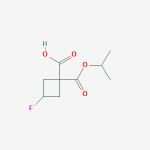 3-fluoro-1-propan-2-yloxycarbonylcyclobutane-1-carboxylic acid CAS 1403766-90-4