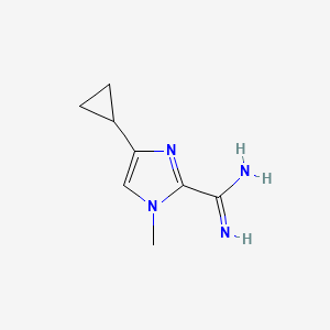 4-cyclopropyl-1-methylimidazole-2-carboximidamide CAS 1403767-12-3