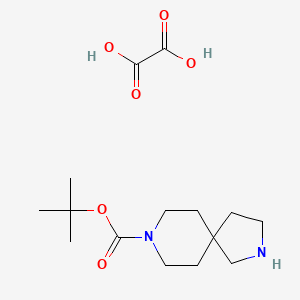 tert-butyl 2,8-diazaspiro[4.5]decane-8-carboxylate;oxalic acid CAS 1408074-53-2