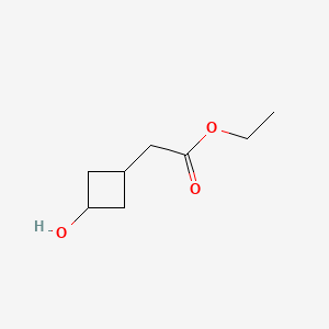 ethyl 2-(3-hydroxycyclobutyl)acetate CAS 1408075-22-8