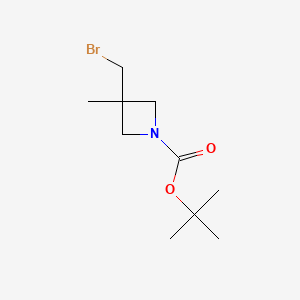 tert-butyl 3-(bromomethyl)-3-methylazetidine-1-carboxylate CAS 1408075-52-4
