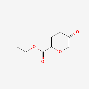 ethyl 5-oxooxane-2-carboxylate CAS 1408075-77-3