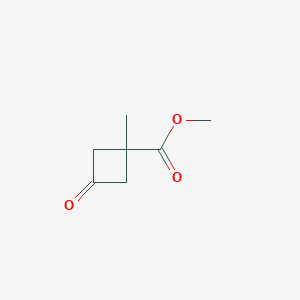 methyl 1-methyl-3-oxocyclobutane-1-carboxylate CAS 1408075-88-6