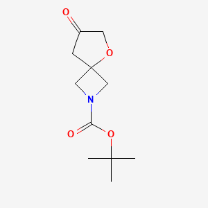 tert-butyl 7-oxo-5-oxa-2-azaspiro[3.4]octane-2-carboxylate CAS 1408075-90-0