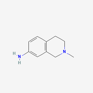 2-methyl-3,4-dihydro-1H-isoquinolin-7-amine CAS 14097-40-6