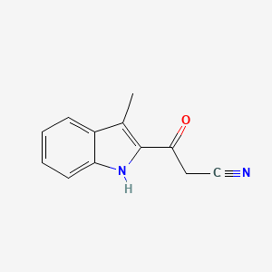 3-(3-methyl-1H-indol-2-yl)-3-oxopropanenitrile CAS 1414944-13-0