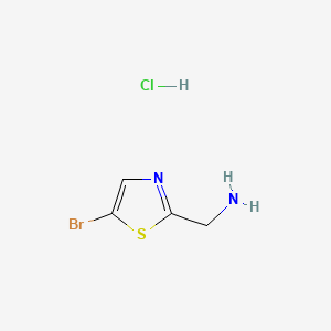 (5-bromo-1,3-thiazol-2-yl)methanamine;hydrochloride CAS 1414958-88-5