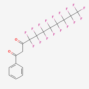 4,4,5,5,6,6,7,7,8,8,9,9,10,10,11,11,11-heptadecafluoro-1-phenylundecane-1,3-dione CAS 141522-69-2