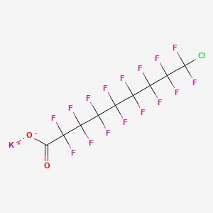 potassium 9-chloro-2,2,3,3,4,4,5,5,6,6,7,7,8,8,9,9-hexadecafluorononanoate CAS 1415963-94-8