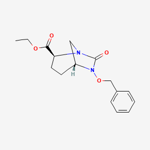 ethyl (2S,5R)-7-oxo-6-phenylmethoxy-1,6-diazabicyclo[3.2.1]octane-2-carboxylate CAS 1416134-63-8