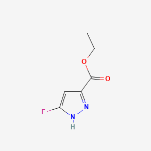 ethyl 5-fluoro-1H-pyrazole-3-carboxylate CAS 1416371-96-4