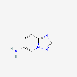 2,8-dimethyl-[1,2,4]triazolo[1,5-a]pyridin-6-amine CAS 1417637-80-9