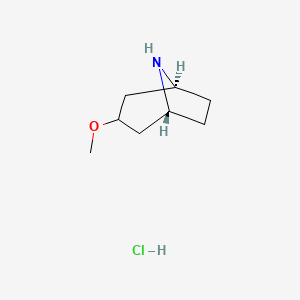 (1R,5S)-3-methoxy-8-azabicyclo[3.2.1]octane;hydrochloride CAS 1421254-66-1