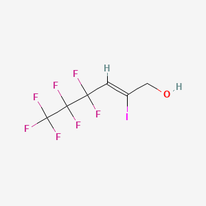 (Z)-4,4,5,5,6,6,6-heptafluoro-2-iodohex-2-en-1-ol CAS 1422-42-0