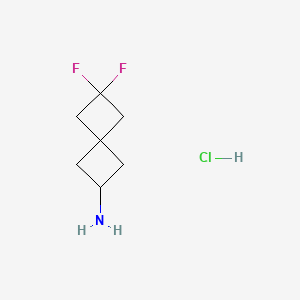 2,2-difluorospiro[3.3]heptan-6-amine;hydrochloride CAS 1423032-71-6