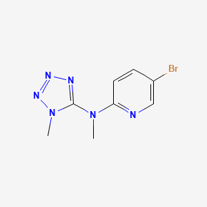 5-bromo-N-methyl-N-(1-methyltetrazol-5-yl)pyridin-2-amine CAS 1428960-81-9