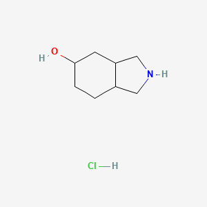 2,3,3a,4,5,6,7,7a-octahydro-1H-isoindol-5-ol;hydrochloride CAS 1430327-93-7