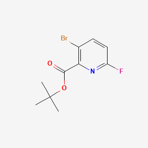 tert-butyl 3-bromo-6-fluoropyridine-2-carboxylate CAS 1430753-76-6