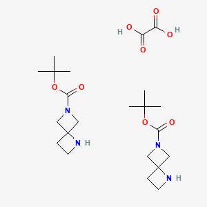 bis(tert-butyl 1,6-diazaspiro[3.3]heptane-6-carboxylate);oxalic acid CAS 1431868-60-8