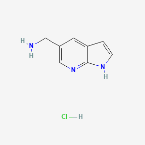 1H-pyrrolo[2,3-b]pyridin-5-ylmethanamine;hydrochloride CAS 1432754-52-3