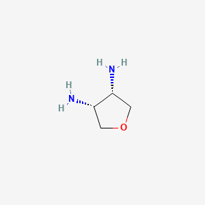 (3R,4S)-oxolane-3,4-diamine CAS 143376-47-0
