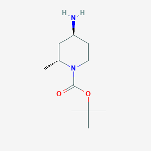 tert-butyl (2R,4S)-4-amino-2-methylpiperidine-1-carboxylate CAS 1434073-26-3