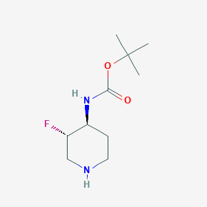 tert-butyl N-[(3S,4S)-3-fluoropiperidin-4-yl]carbamate CAS 1434127-01-1