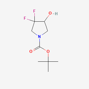 tert-butyl 3,3-difluoro-4-hydroxypyrrolidine-1-carboxylate CAS 1434141-81-7