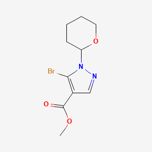 methyl 5-bromo-1-(oxan-2-yl)pyrazole-4-carboxylate CAS 1434142-09-2