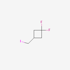 1,1-difluoro-3-(iodomethyl)cyclobutane CAS 1434142-22-9