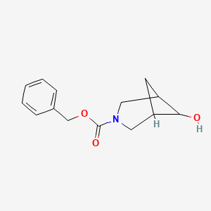 benzyl 6-hydroxy-3-azabicyclo[3.1.1]heptane-3-carboxylate CAS 1434142-26-3