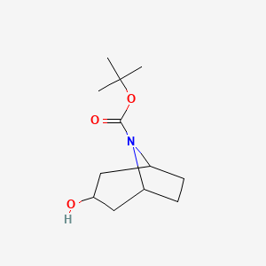tert-butyl 3-hydroxy-8-azabicyclo[3.2.1]octane-8-carboxylate CAS 143557-91-9