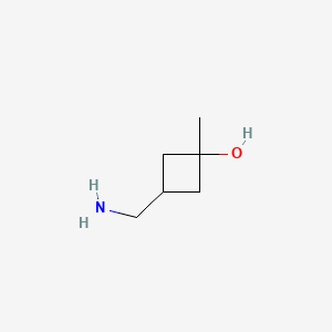 3-(aminomethyl)-1-methylcyclobutan-1-ol CAS 1438241-25-8