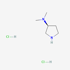 (3S)-N,N-dimethylpyrrolidin-3-amine;dihydrochloride CAS 144043-20-9