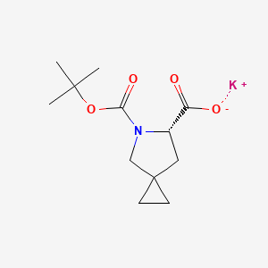 potassium (6S)-5-[(2-methylpropan-2-yl)oxycarbonyl]-5-azaspiro[2.4]heptane-6-carboxylate CAS 1441673-92-2