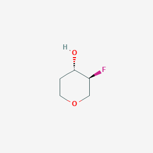 (3S,4S)-3-fluorooxan-4-ol CAS 1443112-12-6
