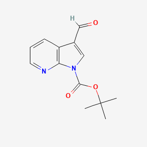 tert-butyl 3-formylpyrrolo[2,3-b]pyridine-1-carboxylate CAS 144657-66-9