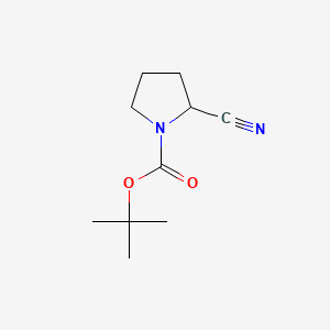 tert-butyl 2-cyanopyrrolidine-1-carboxylate CAS 144688-70-0