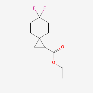 ethyl 6,6-difluorospiro[2.5]octane-2-carboxylate CAS 1447942-88-2