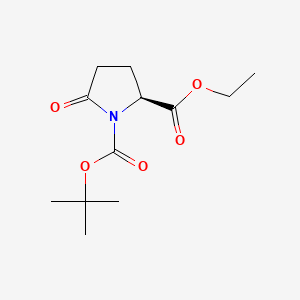 1-O-tert-butyl 2-O-ethyl (2S)-5-oxopyrrolidine-1,2-dicarboxylate CAS 144978-12-1