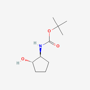 tert-butyl N-[(1S,2S)-2-hydroxycyclopentyl]carbamate CAS 145106-43-0