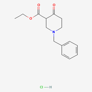 ethyl 1-benzyl-4-oxopiperidine-3-carboxylate;hydrochloride CAS 1454-53-1