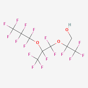 2,3,3,3-tetrafluoro-2-[1,1,2,3,3,3-hexafluoro-2-(1,1,2,2,3,3,3-heptafluoropropoxy)propoxy]propan-1-ol CAS 14548-74-4
