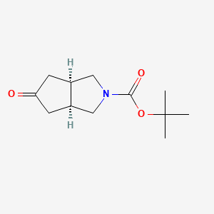 tert-butyl (3aS,6aR)-5-oxo-1,3,3a,4,6,6a-hexahydrocyclopenta[c]pyrrole-2-carboxylate CAS 146231-54-1