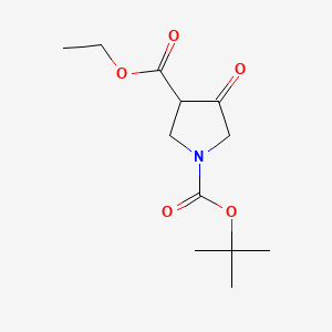 1-O-tert-butyl 3-O-ethyl 4-oxopyrrolidine-1,3-dicarboxylate CAS 146256-98-6
