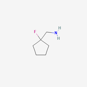 (1-fluorocyclopentyl)methanamine CAS 1463052-83-6
