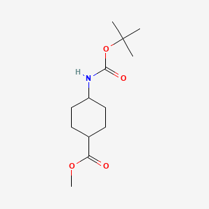 methyl 4-[(2-methylpropan-2-yl)oxycarbonylamino]cyclohexane-1-carboxylate CAS 146307-51-9