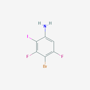 4-bromo-3,5-difluoro-2-iodoaniline CAS 1467060-36-1